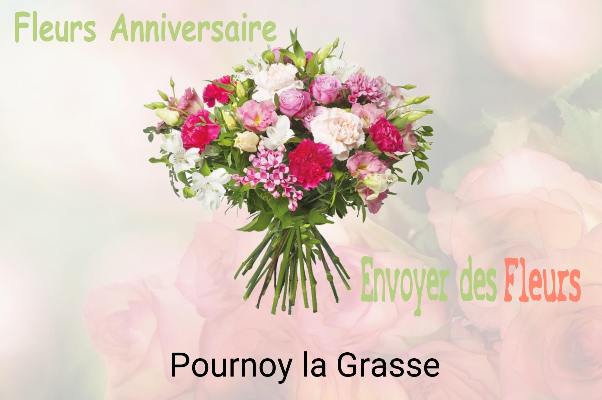 Bouquet de fleurs d’anniversaire livré à Pournoy-la-Grasse