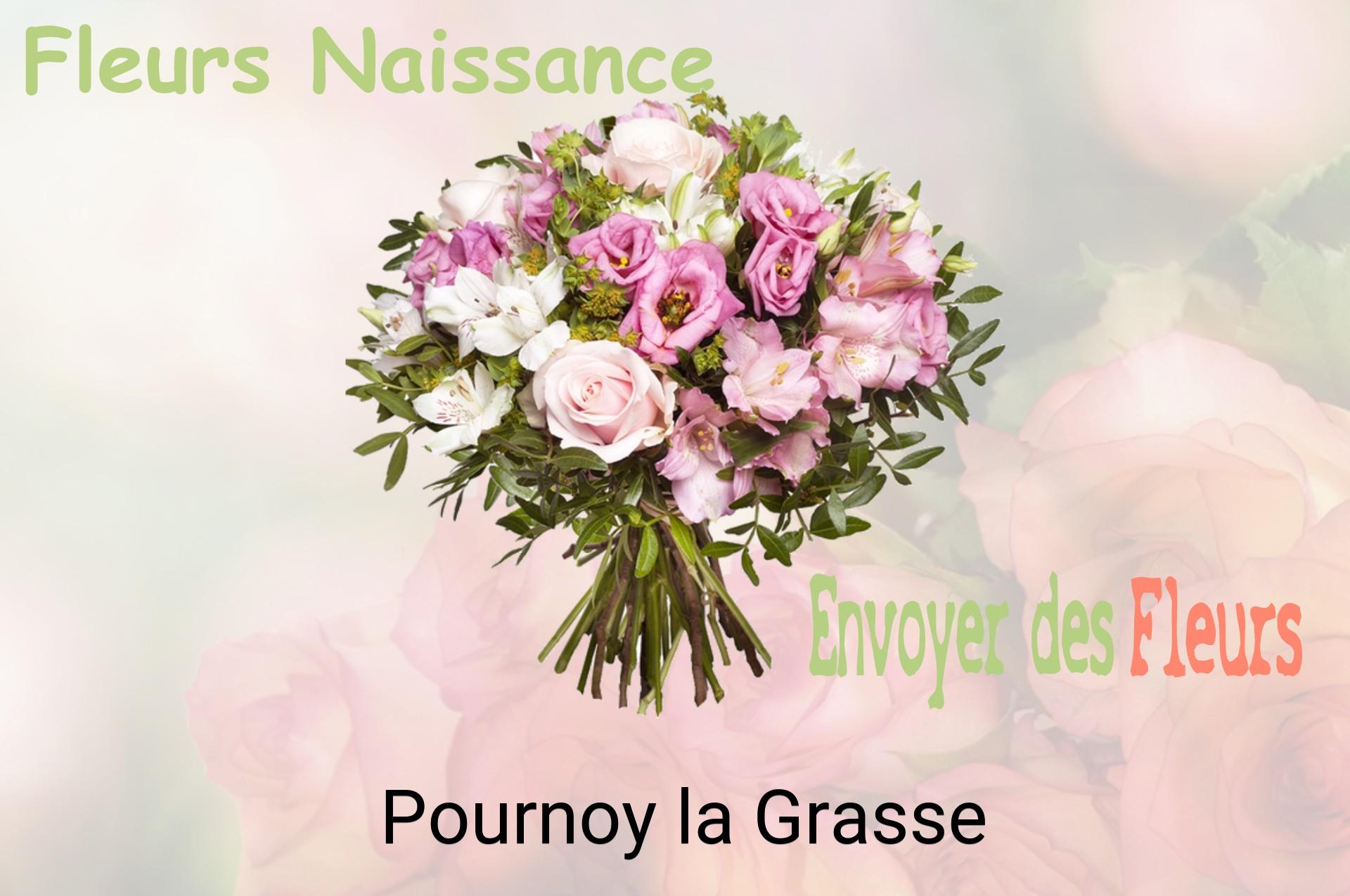 Bouquet de fleurs de naissance livré à Pournoy-la-Grasse