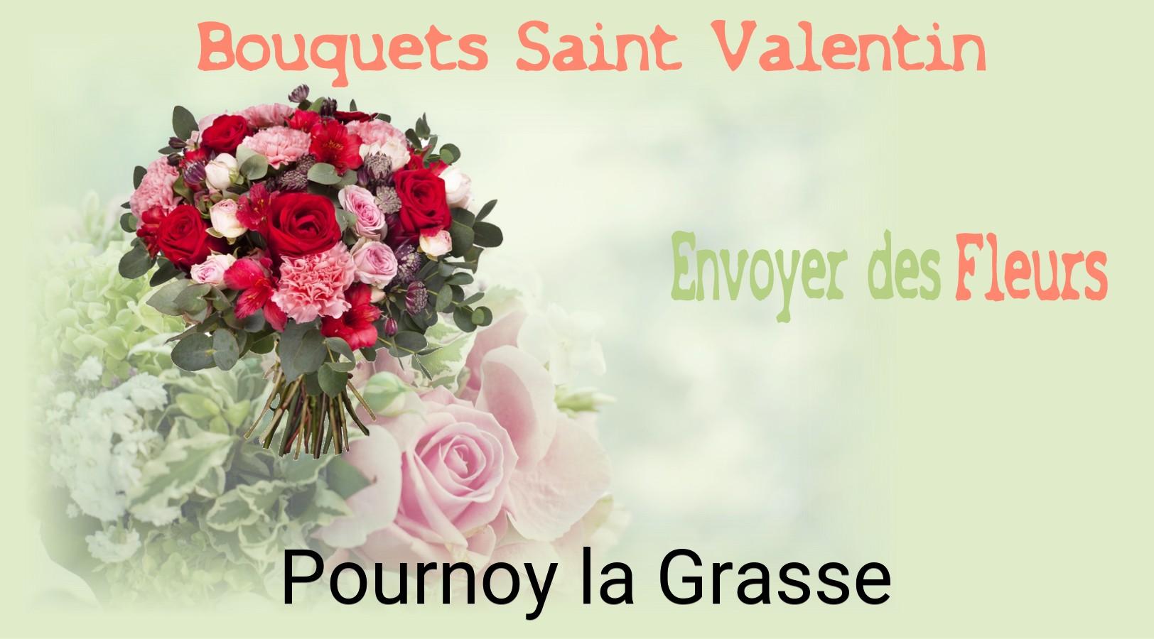 Roses de Saint-Valentin livrées à Pournoy-la-Grasse